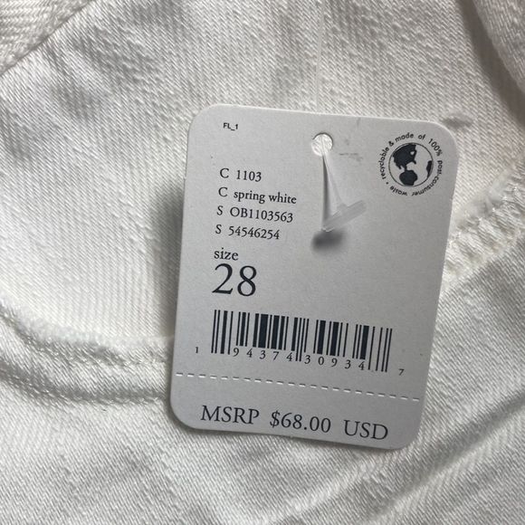 NWT Womens Free People
Loving Good Vibrations Cutoffs Spring White Shorts - Picture 6 of 15